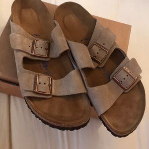 Suede Arizona Birkenstock Sandals
